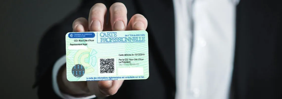 guide sur la carte t d'agent immobilier